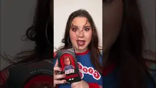 my doll is alive 😱 #makeup #chucky #chuckymakeup #glamlite #transistion