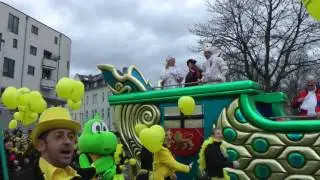 Fu&szlig;gruppe der Tanzschulen Lepehne-Herbst beim Rosenmontagszug 2017 in Bonn