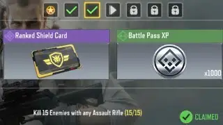 Call Of Duty Mobile Kill 15 Enemies with any Assault Rifle  Task Complete