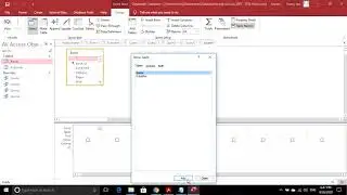 Query by example (QBE) in MS Access