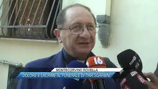 ✅ MONTECORVINO ROVELLA, DOLORE E LACRIME AL FUNERALE DI TINA SGARBINI |SUD TV 114|
