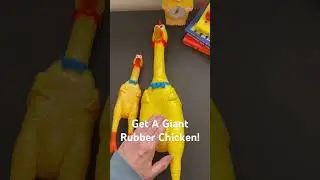 World&rsquo;s largest and loudest Rubber Chicken from Archie McPhee! #funny #rubberchicken