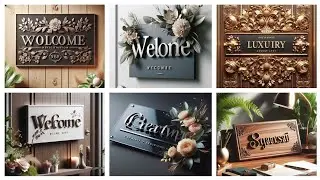 Latest Name Plate Designs 2025 || Best Name Plate Design Ideas for home main door