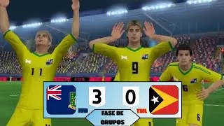 🇻🇬 ILHAS VIRGENS BRIT&Acirc;NICAS 3 X 0 TIMOR-LESTE 🇹🇱 | COPA DO MUNDO DOS BAIXOS SBF 2026 | 2&deg; RODADA