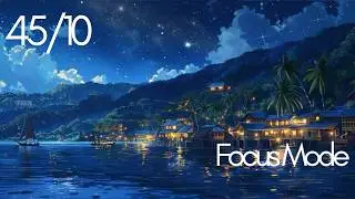 45/10 Pomodoro Timer (2h 45m) | Ocean Wave Sounds for Studying