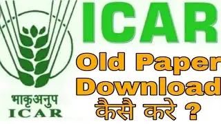 ICAR OLD PAPER PDF DOWNLOAD KESE KRE