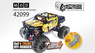 42099 4X4 X-treme Off-Roader RC MOD for Power Function & BuWizz Mortors