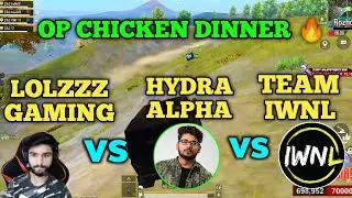 Bi lolzzz vs Hydra alpha vs Team iwnl 🔥 full intense fight in hydra elite customs | Pubg emulator