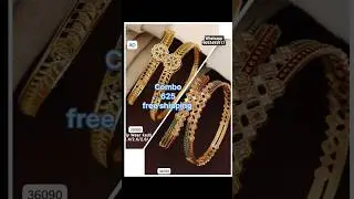 Trending Jewelleries design #bangles #combo #offer #necklace #longharam #tamilnadu #karnataka #new