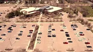 2023 April Short flight over the ballfields