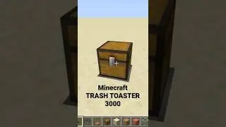 Minecraft TRASH TOASTER 3000 | Redstone Trash Incinerator
