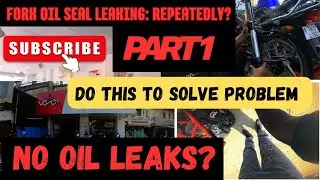 KTM Fork Oil Seal Change : RC / Duke 125/200/250/390 [ Part 1 ]