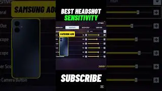 Samsung A06 Free Fire Sensitivity Setting || Samsung A06 Free Fire Setting || FF Sensitivity Setting