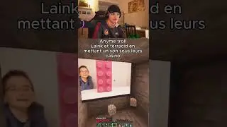 Anyme troll Laini et terracid avec un son #anyme #minecraft #shorts #crazytown #humour #twitch