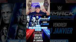 QUICK WWE SMACKDOWN PREVIEW & MATCH CARD 1/23/26 AJ Styles on Smackdown #wwe #smackdown #soto619