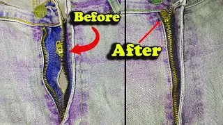 How To Fix A Zipper In 2 Minutes | The Easiest Way To Fix A Zipper!
