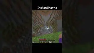 the instant karma moment #karma #trending #minecraft