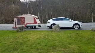 Tesla Model X with Combicamp