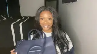 TELFAR UNBOXING + REVIEWING MEDIUM NAVY BLUE BAG
