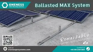 Ballasted MAX Solar Mounting System by ONENESS PV SYSTEMS