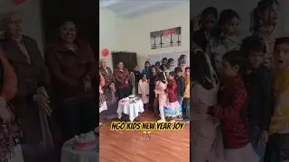NGO kids New Year party full of smiles, joy and love 🎉 Celebrating hope #NGOKids #NewYearCelebration