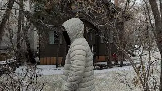 First Snowfall Vlog in Calgary | Walking Through Winter Streets 🌨️