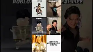 Metro Man Edit | Original vs Roblox vs Real Life | Clean Fan Edit #shorts