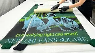 This Haunted Mansion Poster was Split in Two... So We Restored It