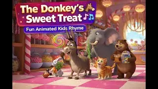 🐴🍬 The Donkey&rsquo;s Sweet Treat | Fun Animated Kids Rhyme 🎶 | Sweet Treat Song
