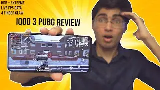 iQOO 3 PUBG Gameplay Review(FPS Data)🔥 HDR+Extreme Settings