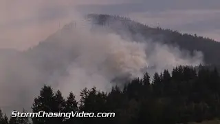 8/26/2015 Ashford, WA Wildfire Dense Smoke Plumes