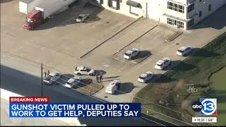 Man drove himself to work for help after being shot in NW Harris County, HCSO says
