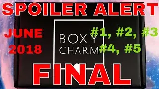June 2018 Boxycharm Final Spoilers