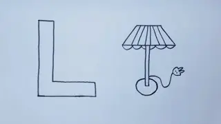 L for Lamp; Kids Drawing Toddlers #Alphabet #Lforlamp #Abcd #kiddrawingtoddler #learnwithchikubunty