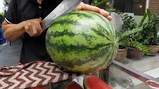 удивительные навыки нарезки фруктов - тайская уличная еда