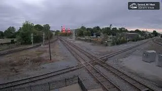 POP-UP LIVE Railcam: Durand, Michigan – Historic Depot & Railroad Action