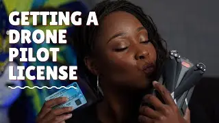 Black women drone too! | Getting my drone pilot license.