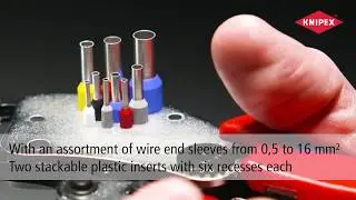 Набор для обжимки кабельних наконечников, KNIPEX 97 90 13