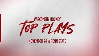 Wisconsin Hockey || Top Plays vs Penn State (11/24/20)