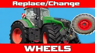 Как заменить колеса FS19