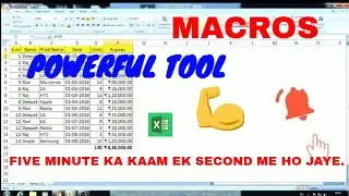 MACROS!!!! WHAT IS MACROS!!! EXCEL MACROS!!!! HOW MACROS WORKS!!!.