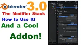 Blender 3 - Working with the Modifiers Stack, and how to make it Easy to Apply