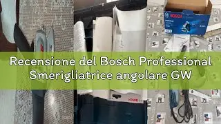 Recensione del Bosch Professional Smerigliatrice angolare GWS 880 (Motore da 880 Watt, &Oslash; disco: 125