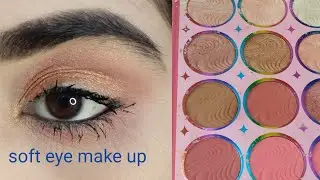 soft eye make up look #k  s beauty saloon