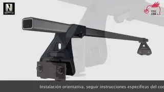 Instalación Barras de techo  Pool-Line en coche con techo normal