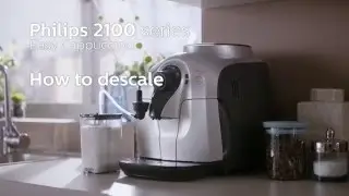 How to Descale Philips 2100 Series Easy Cappuccino - Great Cappuccino, small machine