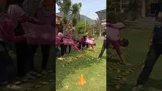 FUN GAME - PERMAINAN MENGAMBIL BOLA TANPA MATA #fungame #fungames #gamefunny #games #outbound #funny