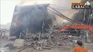 Gul Plaza Fire, 11-Hour Blaze Leads to Structural Collapse in Saddar