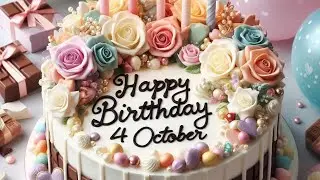 4 October Birthday Wishes|Happy Birthday Song|Happy Birthday status|Birthday wishes 4oct.Trending