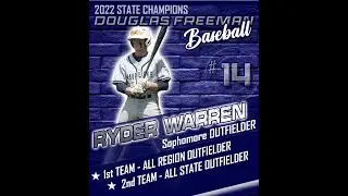 Ryder Warren ('24) Baseball Highlights | OF / MIF | Douglas S. Freeman High School | Richmond, VA